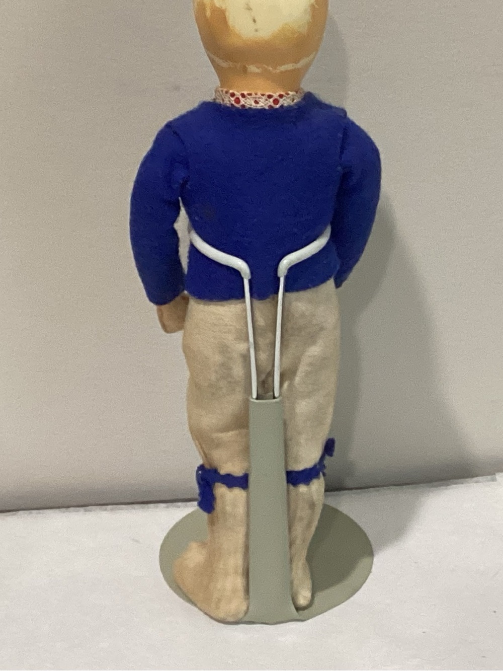 Antique Baitz doll 1920s-1930 9”s Tall Belgium boy,composition head - Picture 3 of 7